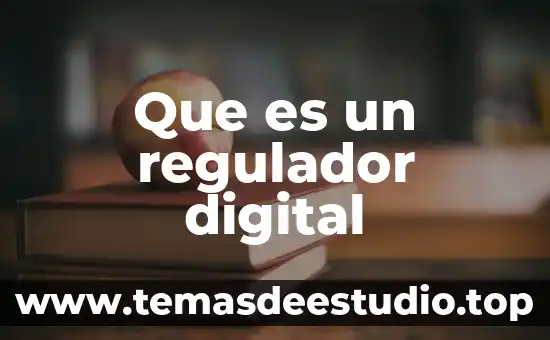Que es un regulador digital