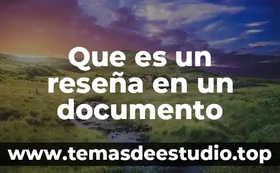 Que es un documento con firma digital 8 Que es un reseña en un documento