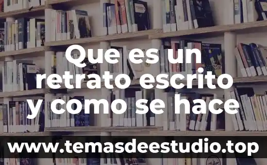 Planta automotriz nissan en aguascalientes que es lo que hace 4 Que es un retrato escrito y como se hace