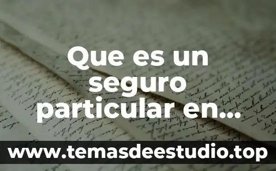 Que es un seguro particular en uber
