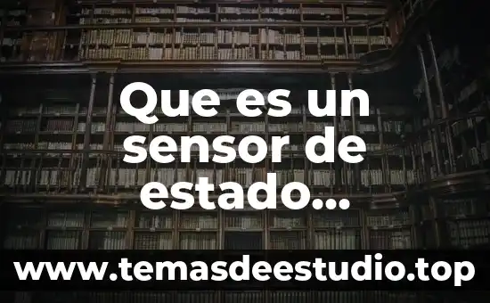 Qué es número de identificación del estado 5 Que es un sensor de estado emocional de las personas