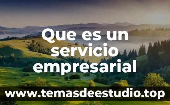 Qué es la cultura empresarial fyle type 8 Que es un servicio empresarial