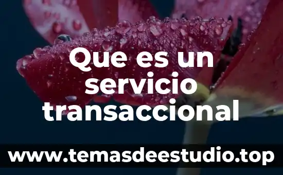 Qué es un compuesto ácido 7 Que es un servicio transaccional
