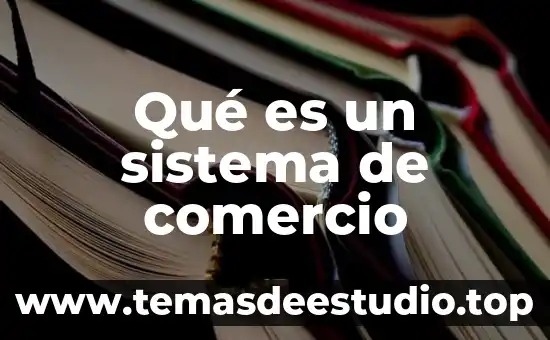 Qué es el sistema monetario 5 Qué es un sistema de comercio