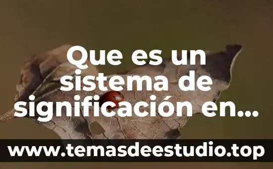 Que es significado y significante roland barthes 5 Que es un sistema de significación en barthes