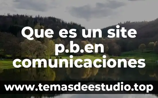 Que es plataforma movil catel comunicaciones 6 Que es un site p.b.en comunicaciones