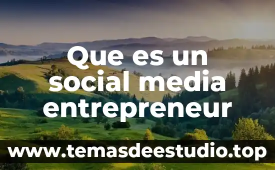 Ser social y sociedad que es ser ético 4 Que es un social media entrepreneur