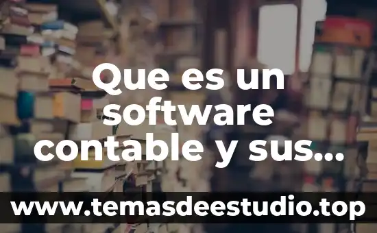 Que es un software contable y sus usos