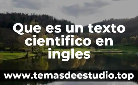 Que es brunch more en ingles 8 Que es un texto cientifico en ingles