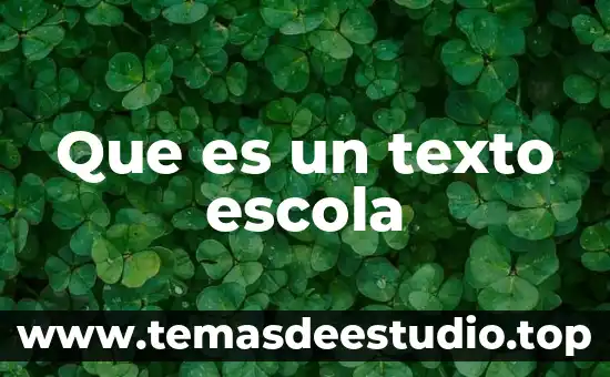 Que es texto populares 3 Que es un texto escola