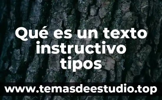 Texto instructivo que es caracteristicas y funcion 8 Qué es un texto instructivo tipos