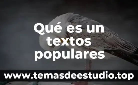Que es cancion en textos liricos 3 Qué es un textos populares