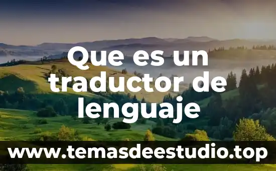 Disfasia del lenguaje que es 3 Que es un traductor de lenguaje