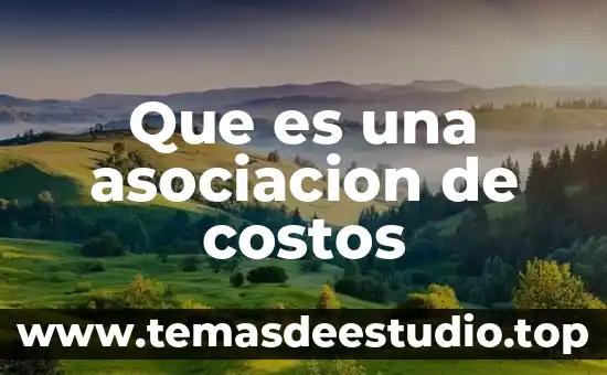 Qué es el flujo de costos en gastronomía 7 Que es una asociacion de costos