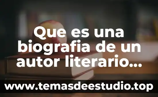 Que es un movimiento literario en bagon del rincon 6 Que es una biografia de un autor literario de nadie