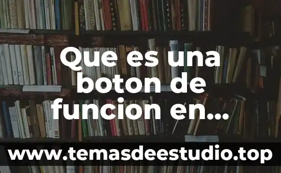 Que es un campo de computacion 4 Que es una boton de funcion en computacion