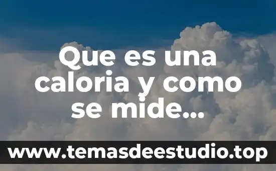 Que es el sol y cuanto mide 5 Que es una caloria y como se mide quimica