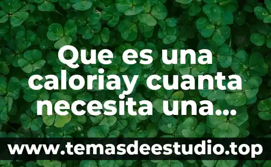 Qué es una persona malcriada yahoo 5 Que es una caloriay cuanta necesita una persona