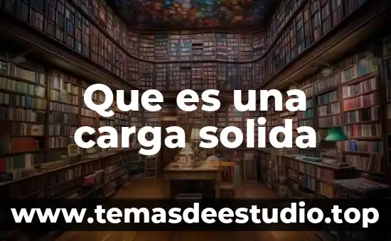 Que es una carga solida