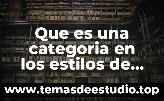 Que es la verdad en estilos de aprendizaje 3 Que es una categoria en los estilos de aprendizaje