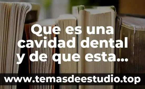 De que es esta formula quimica clo2 3 Que es una cavidad dental y de que esta formada
