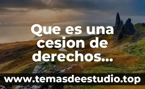 Que es una cesion de derechos hipotecarios en mexico