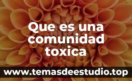 Qué es una comunidad fidelizada 5 Que es una comunidad toxica