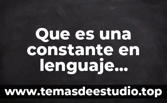 Diseñador de cableado estructurado que es 5 Que es una constante en lenguaje estructurado