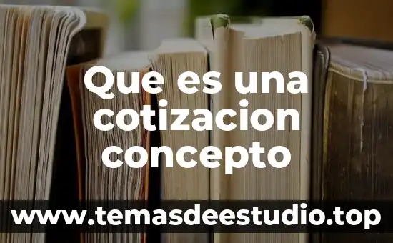 Concepto de que es un símbolo 8 Que es una cotizacion concepto