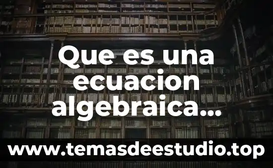 Ecuación de cantidad de movimiento que es hidráulica 8 Que es una ecuacion algebraica ejemplos