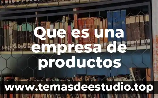 Que es registros de gastos y productos financieros 4 Que es una empresa de productos