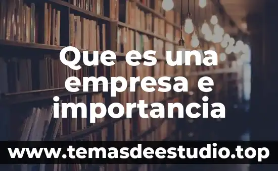 Acta constitutiva de empresa que es 8 Que es una empresa e importancia