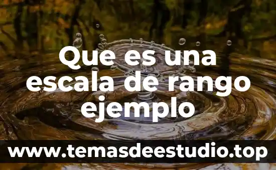 Qué es argumento deductivo analógico deductivo con un ejemplo 6 Que es una escala de rango ejemplo
