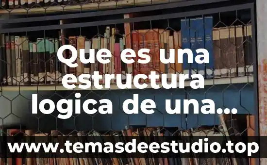 Que es la estructura cuaternaria de la proteina 8 Que es una estructura logica de una entrevista