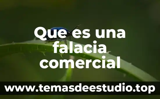 Mega comercial que es 7 Que es una falacia comercial