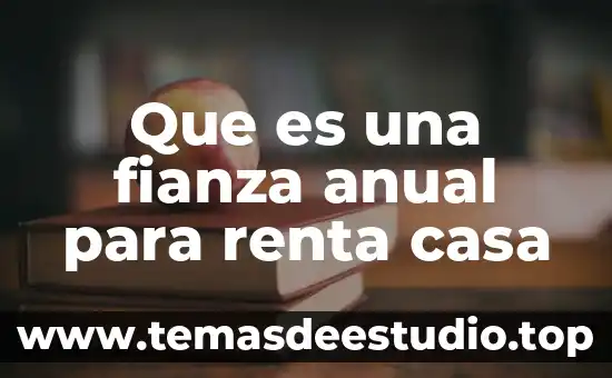 Que es ecotipo significado 5 Que es una fianza anual para renta casa