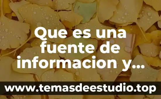 Que es likes y dislikes informacion de cada una 3 Que es una fuente de informacion y que debe llevar