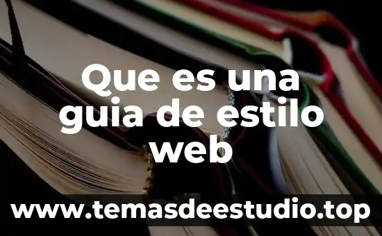 Estilo de administración 8 Que es una guia de estilo web