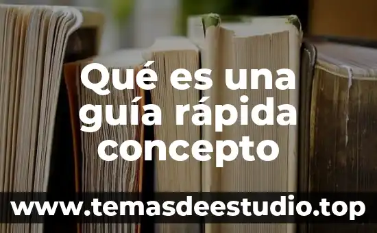 Que es marcar una guia en mercadolibre 8 Qué es una guía rápida concepto