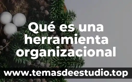 Que es una cultra organizacional 3 Qué es una herramienta organizacional