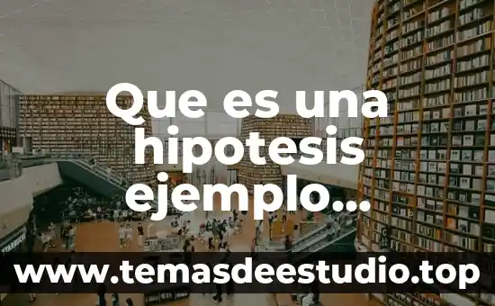 Que es una hipotesis ejemplo antenas