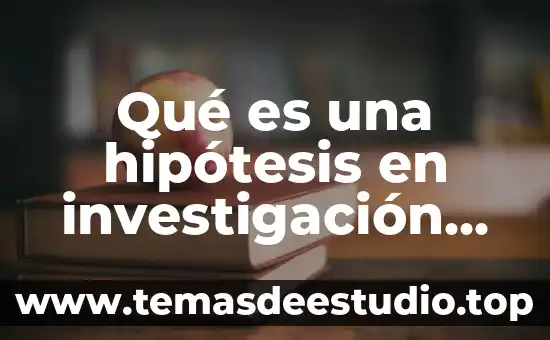 Que es el mercados especializados 8 Qué es una hipótesis en investigación de mercados