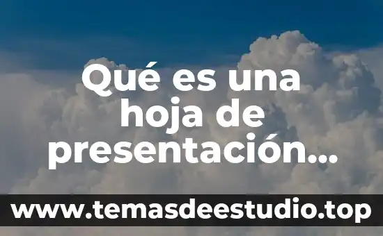 ¿Qué es la música electrónica? 8 Qué es una hoja de presentación electrónica