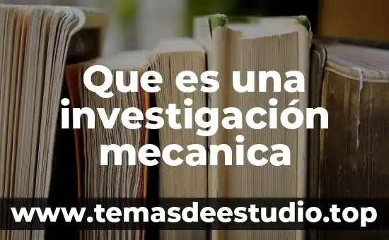 Por qué es importante la filosofía de la investigación 7 Que es una investigación mecanica
