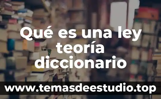 Qué es transigir en diccionario 4 Qué es una ley teoría diccionario