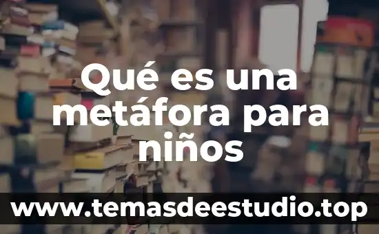 Que es lenguaje metáfora 6 Qué es una metáfora para niños