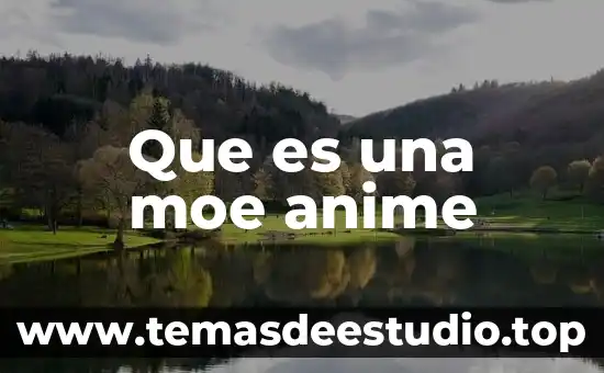 Qué es un ovas en anime 4 Que es una moe anime