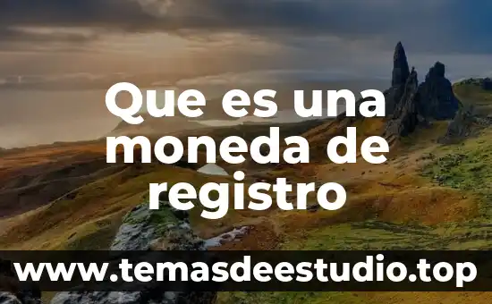 Que es la arquitectura gotica en lo economico 8 Que es una moneda de registro