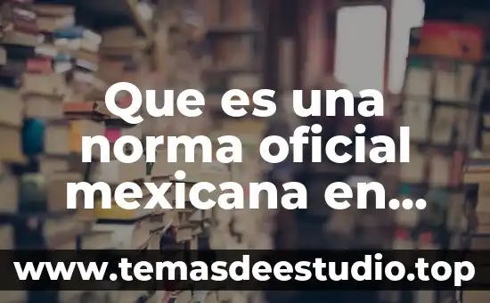 Que es el documento oficial de identidad 7 Que es una norma oficial mexicana en ecologia