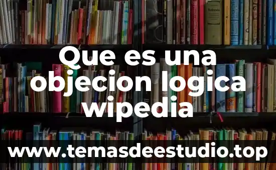 Que es una objecion logica wipedia